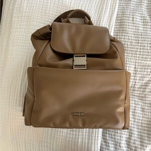 AVERI dark beige backpack by LAMBERT